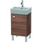 Duravit Waschtischunterbau BRIOSO 570x434x339mm Gri chr Ans re NB natur