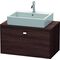 Duravit Konsolenunterschrank BRIOSO Gri chrom 442x820x480mm kastanie dunkel