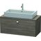 Duravit Konsolenunterschrank BRIOSO Griff chrom 442x1020x480mm pine terra