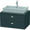 Duravit Konsolenunterschrank BRIOSO Griffe chrom 442x820x550mm graphit matt
