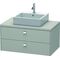 Duravit Konsolenunterschrank BRIOSO Griffe chr 442x920x550mm betongrau matt