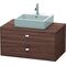 Duravit Konsolenunterschrank BRIOSO Griffe chr 442x920x550mm nussbaum dunkel