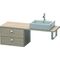 Duravit Konsolenunterschrank BRIOSO Griffe chrom 442x620x480mm pine silver