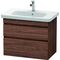 Duravit Waschtischunterbau DURASTYLE 448x730x610mm nussbaum dunkel