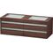 Duravit Waschtischunterbau KETHO 550x1400x496mm nussbaum dunkel