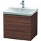 Duravit Waschtischunterbau L-CUBE 620x481x555mm nussbaum dunkel