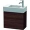 Duravit Waschtischunterbau L-CUBE 400x480x240mm Ans links kastanie dunkel