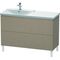 Duravit Waschtischunterbau L-CUBE 1220x481x709mm leinen