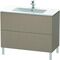 Duravit Waschtischunterbau L-CUBE 1020x481x704mm leinen