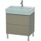 Duravit Waschtischunterbau L-CUBE 582x684x459mm leinen