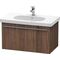 Duravit Waschtischunterbau X-LARGE 458x800x448mm nussbaum dunkel