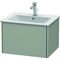 Duravit Waschtischunterbau XSQUARE 400x610x478mm taupe seidenmatt
