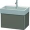 Duravit Waschtischunterbau XSQUARE 397x684x460mm flannel grey seidenmatt