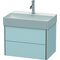 Duravit WT-Unterbau XSQUARE COMPACT 397x584x390mm lichtblau seidenmatt
