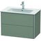 Duravit Waschtischunterbau XSQUARE 560x810x478mm steingrau seidenmatt