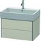 Duravit Waschtischunterbau XSQUARE 397x684x460mm taupe matt