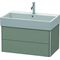 Duravit Waschtischunterbau XSQUARE 397x784x460mm steingrau seidenmatt