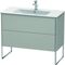 Duravit Waschtischunterbau XSQUARE 832x1010x478mm betongrau matt