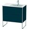 Duravit Waschtischunterbau XSQUARE 832x810x478mm Be re nachtblau seidenmatt