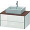 Duravit Waschtischunterbau XSQUARE 400x800x548mm weiß hochglanz