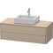 Duravit Waschtischunterbau XSQUARE 400x1200x548mm leinen
