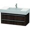 Duravit Waschtischunterbau X-LARGE 468x1000x448mm kastanie dunkel
