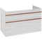 V&B Waschtischunterschrank VENTICELLO 953x590x502mm Griff Copper White Wood