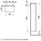 Laufen Hochschrank KARTELL 1300x400x235mm Scharn. rechts kieselgrau