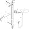 HG Br.set RAINDANCE Sel S 120 3jet/Unica 125mm Bsta 90cm chrom 9 l/min EcoSmart