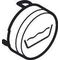 HG Druckknopf Edelmatt Symbol Wanne