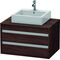 Duravit Waschtischunterbau KETHO 550x800x496mm kastanie dunkel
