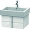 Duravit Waschtischunterbau VERO 431x550x298mm weiß hochglanz