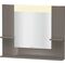 Duravit Spiegel VERO 142x1000x800mm Be flannel grey hochglanz