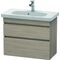 Duravit Waschtischunterbau DURASTYLE 730x350mm pine silver