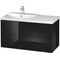 Duravit Waschtischunterbau L-CUBE 1020x481x555mm schwarz hochglanz