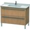 Duravit Waschtischunterbau X-LARGE 1000x470x668mm europäische eiche