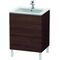 Duravit Waschtischunterbau L-CUBE 620x481x704mm kastanie dunkel