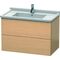 Duravit Waschtischunterbau L-CUBE 469x820x558mm eiche gebürstet
