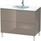 Duravit Waschtischunterbau L-CUBE 534x1020x704mm cappuccino hochglanz