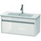 Duravit Waschtischunterbau KETHO COMPACT 410x800x385mm weiß hochglanz