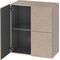 Duravit Halbhochschrank L-CUBE 700x363x800mm eiche kaschmir