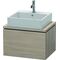 Duravit Konsolenunterschrank L-CUBE 400x620x477mm pine silver