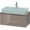 Duravit Konsolenunterschrank L-CUBE 400x920x477mm cappuccino hochglanz