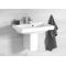 V&B Waschtisch Compact AVENTO 550x370mm m ÜL we Alpin CeramicPlus