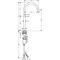 Waschtischmischer Select 260 AXOR ONE m PO Ablaufgarnitur 1 1/4Zoll mattschwarz