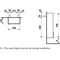 Laufen Halbhochschrank BASE FÜR PRO S 700x350x185mm Scharn. re verkehrsgrau