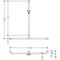 Hewi Duschhandlauf SERIE 801 se 1250mm waagerecht 1184mm orange