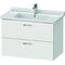 Duravit Waschtischunterbau XBASE 2 Schubkästen 560x800x468mm weiß matt