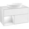 V&B Waschtischunterschrank FINION 1000x603x501mm Regal glos. wh glos. wh