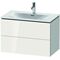 Duravit Waschtischunterbau L-CUBE 550x820x481mm weiß hochglanz